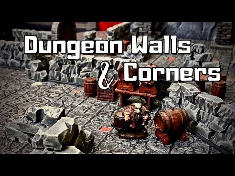 How to Craft D&D Dungeon Walls and Corners