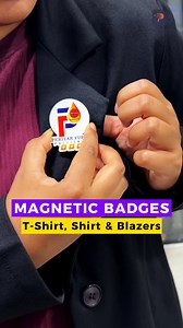 3.7M views · 995 reactions |  Magnetic Badges – A Must-Have for You & Your Team!  Looking for a professional way to showcase your brand? ✅ Custom with Your Logo – No pins, no damage! ✅ Perfect for Employees & Business Owners ✅ Available in 3 Shapes – Circle, Rectangle & Cutout  Order Now & Give Your Team a Professional Look! | PrintMine | Facebook