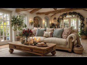 Cozy French Christmas 2025 | Antique Decor, Warm Candles & Rustic Details