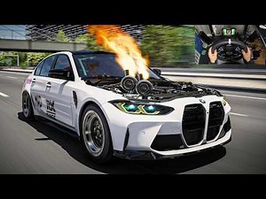 11,600HP Twin Turbo BMW M3 G80 RK TUNES - Assetto Corsa Gameplay