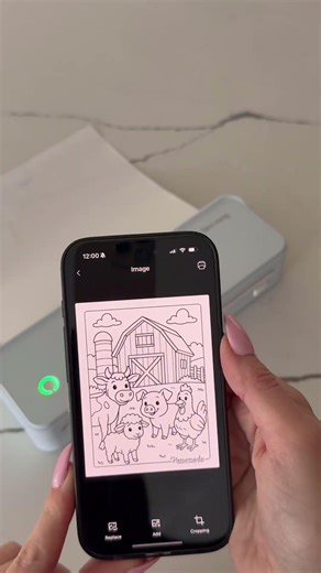 Portable Inkless Bluetooth Printer