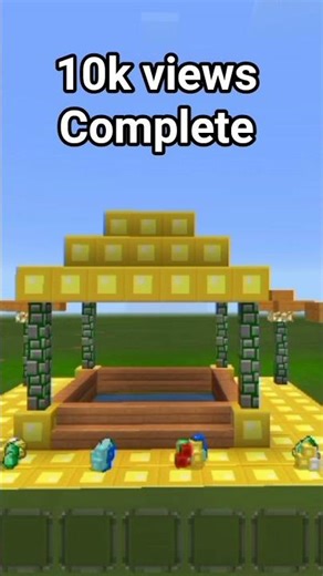 gold sensor lamp in Minecraft #minecraft