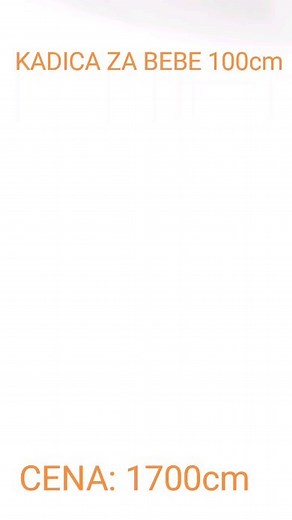 MALTEKS KADICA 100CM CENA 1700 Kupanje bebe je novo iskustvo i za...