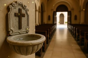 14K views · 669 reactions | Why Catholic Churches Have Holy Water Fonts at the Entrance | Meaning & Spiritual Power | Blessed Virgin Mary | Facebook