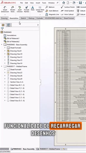 MULTITTECH Engenharia on Instagram: "🎥 𝗦𝗼𝗳𝘁𝗡𝗲𝘄𝘀 #019 No vídeo de hoje, destacamos as principais novidades do ambiente de Desenhos do 𝗦𝗢𝗟𝗜𝗗𝗪𝗢𝗥𝗞𝗦 2025, trazendo mais agilidade e organização para o seu dia a dia. Entre os destaques, mostramos a nova função de recarregar desenhos, que permite voltar o arquivo para a última versão salva com apenas um clique — sem precisar fechar e abrir o documento novamente. Outra melhoria importante está na exportação para DXF e DWG. Agora, as vi
