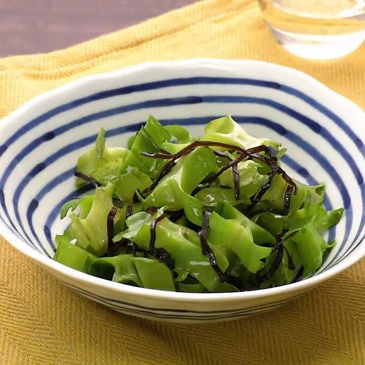 シャキッと食感！ 四角豆の塩昆布和えのレシピ動画・作り方 | デリッシュキッチン