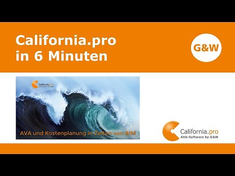 California.pro in 6 Minuten | AVA-Software von G&W