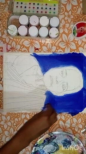 background colour! #painting #arylicpainting #viralvideo #viral #shorts #ytshorts #yt #feedshorts