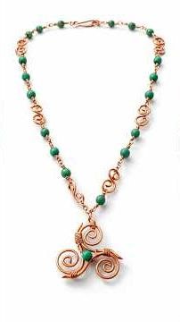 Wire Made Easy ✨ Stunning Copper Necklace Tutorial #diy