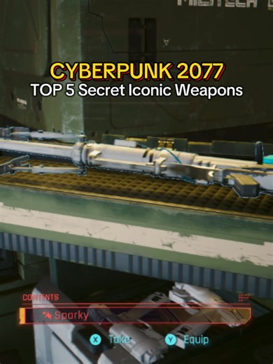 Top 3 Secret Iconic Weapons – Phantom Liberty #cyberpunk #cdprojektred #cyberpunk2077 #phantomliberty