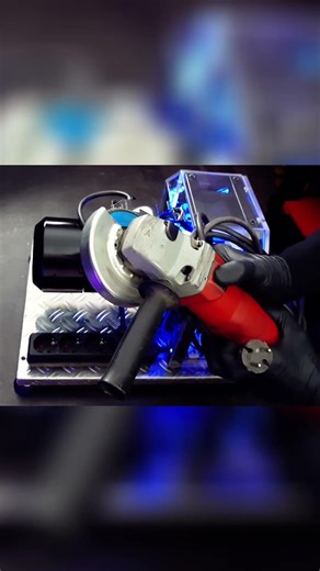 Prueba de Motor: ¡Intensidad Luminosa y Amoladora Angular! #shorts