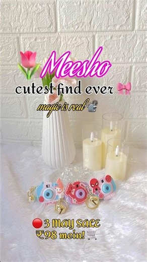 ₹100 Me MAGIC Camera Keychain 😳 Mini Projector Surprise 💖 | Meesho Finds