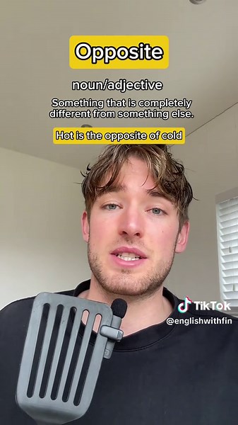 Understanding Opposites in English Language