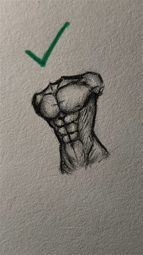 DulfoART Style | How to draw Abs (male)Tutorial #howtodraw #tutorial #drawing #sketch #abs | Instagram