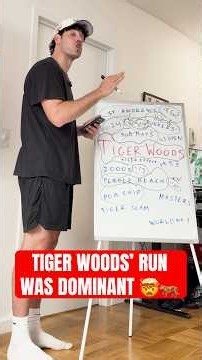 Tiger Woods was UNSTOPPABLE 🍿⛳️
