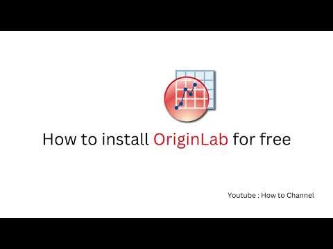 How to install OriginLab for free - วิธีดาวน์โหลด Origin ฟรี (Part 1)