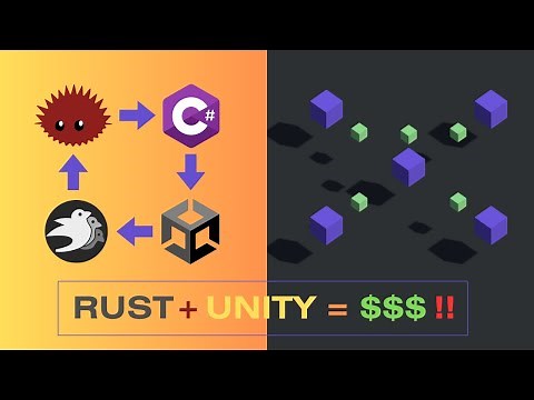 Rust + Unity? Using Unity as an editor for making Rust games with Bevy! #rust #unity #experiment