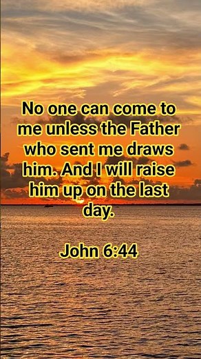 John 6:44 | Jesus Reveals How Salvation Begins #Bible #Lord #God
