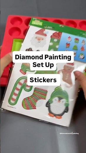 Diamond Painting Sticker Set Up #diy #diamondpainting #artsandcrafts
