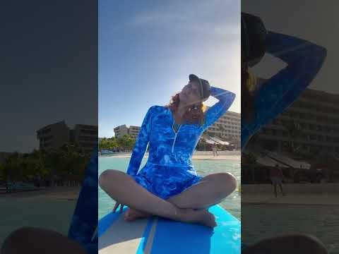 SUP Yoga 5-Min: Neck Stretches & Heart Openers on Palm Beach #SUPYoga🌊