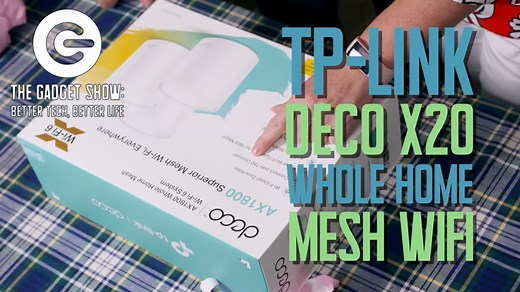 The gang put a budget mesh wifi system through its paces. TP-LINK DECO X20 WHOLE HOME MESH WIFI: £184.99 https://www.tp-link.com/uk/home-networking/deco/deco-x20/ | The Gadget Show