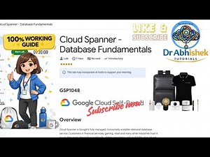 Cloud Spanner - Database Fundamentals | JANUARY 2026 | #GSP1048 #qwiklabsarcade2026