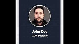 How to Make User Card UI Design In Pure HTML5 & CSS3