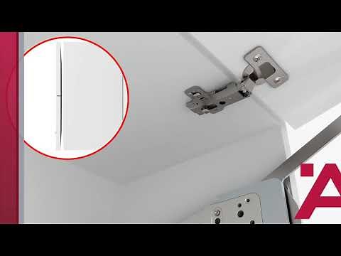 Hafele Double Door Lift-up Fitting Lid Stay, Free Fold Installation | KitchenSource.com