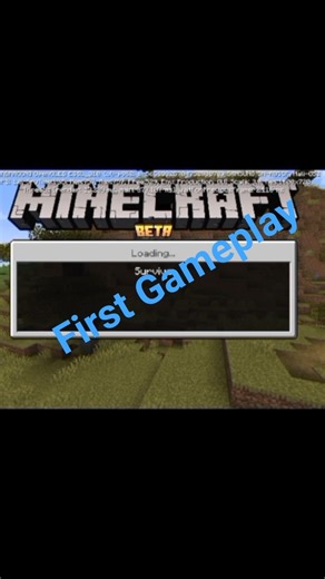 MINECRAFT#FIRST GAMEPLAY VIDEO#JUNIOR CRAFTZ