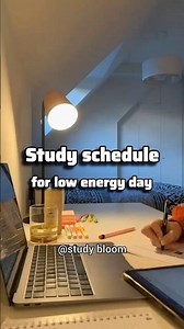 Study schedule for low energy day 😮‍💨🔥📚 #study#studymotivation #studentlife#studytime