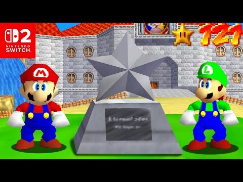 Super Mario 64 (2 Players) with Nintendo Switch 2 - 100% Full Game Walkthrough
