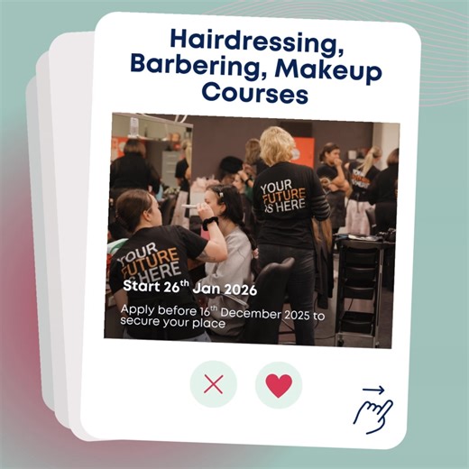 5 Weeks to Go! Spots closing soon – Enrol before 16 Dec! Start your 2026 career on 26 Jan! Limited spaces left in Hairdressing / Barbering / Makeup | Varda Academy