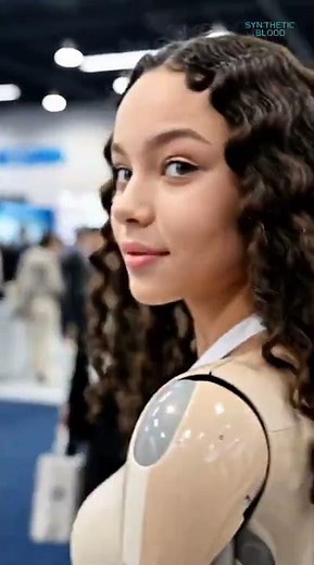 Eerily Lifelike Android Woman Engages in Real Conversation at Tech Expo!