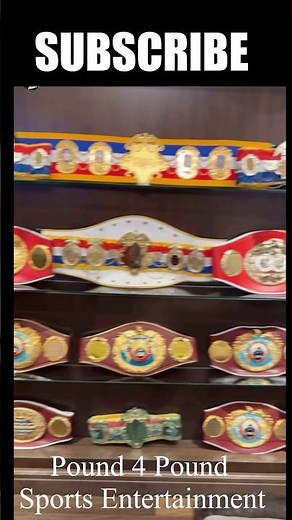 Terence Crawford Shows Off his INCREDIBLE Championship Belts Collection