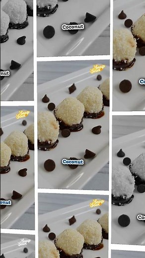 How To Make Yummy Coconut Balls With Just 3 Ingredients!