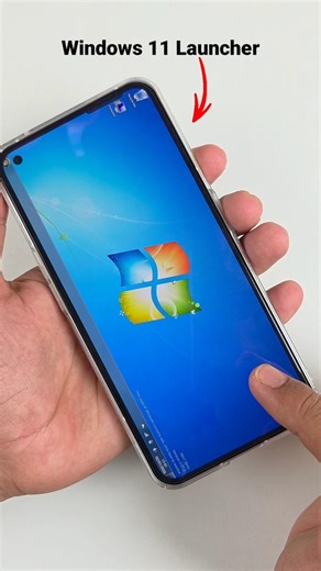 Windows 12 Launcher for All Android Devices | Turn Your Phone into Computer | Windows 11 #shorts