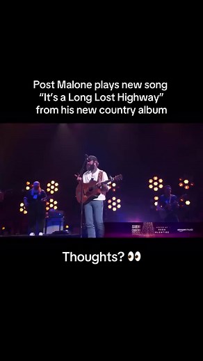 Post Malone Premieres New Country Song 'Long Lost Highway' at ACM Awards