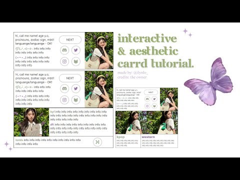 interactive & aesthetic carrd tutorial! ⁺ © to the owner