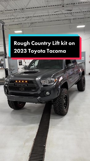 Customized 2023 Toyota Tacoma with Rough Country Lift Kit and New Wheels/Tires