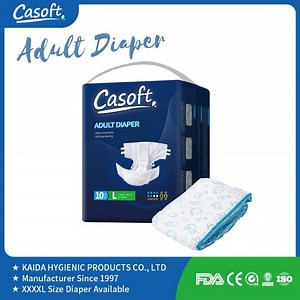 [Hot Item] Fabricante OEM Hombres Usando Pañales Desechables de Alta Absorbencia Cintas Mágicas Núcleo Ultra Delgado Pañal para Adultos