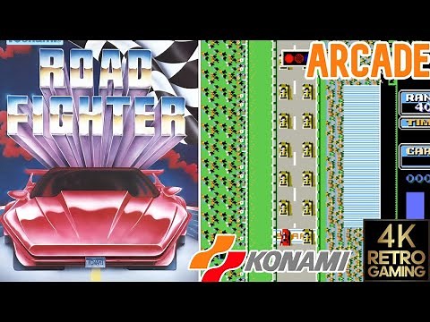 Road Fighter Arcade (Konami 1984) 4k Longplay
