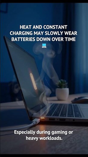 Keeping your laptop plugged in at 100% affects battery health
