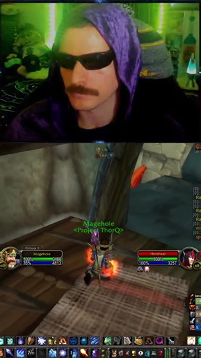 Boosted Paladin Thrills in Classic WoW PvP Match