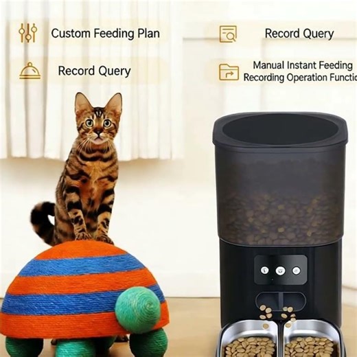 Best Smart Automatic Pet Feeder 2025: 4.5L WiFi App Control, Voice Recording & Easy Clean Review!