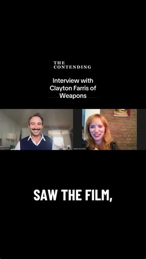 Clayton Farris likes Amy Madigan’s Oscar chances for #WeaponsMovie. Full interview at thecontending.com/clayton-farris…. #interview #oscars2026 | The Contending