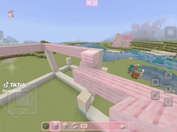 ASMR Build Sakura House in Minecraft | Minecraft House Tutorials