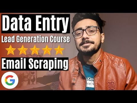Data Entry | Lead Generation Course | Live Data Entry Work | Bulk Email Collection | HBA Services