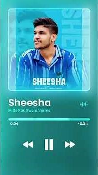 Sheesha (Official Music Video) | Mitta Ror ft. Swara Verma | Sorab Bedi | Niharika Tiwari #trending