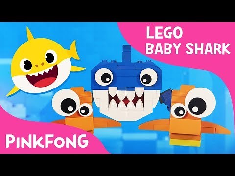 Lego Version of Baby Shark with Pixar Artist's Family | Animal Songs | Pinkfong Songs for Children