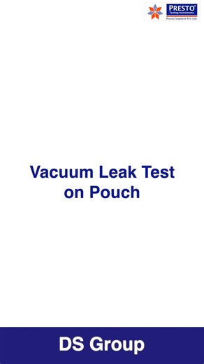 Vacuum Leak Test on Pouch